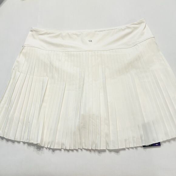 GapFit Activewear Women’s Pleated Exercise Skort White XXL NWT - Picture 4 of 6